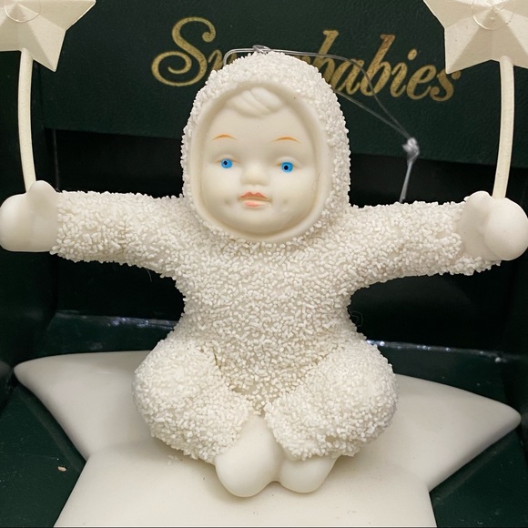 Department 56 Snowbabies Juggling Stars in the Sky Bisque Ornament - Picture 7 of 9